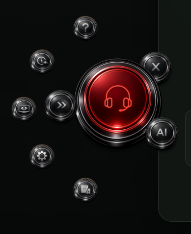 GoVipe Widget mit ausgefahrenem Menü